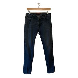Tommy Hilfiger 33 x 34 Slim jeans medium wash blue denim casual cotton spandex